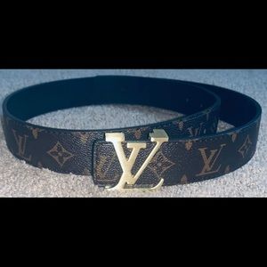 LOUIS VUITTON MENS MONOGRAM BELT